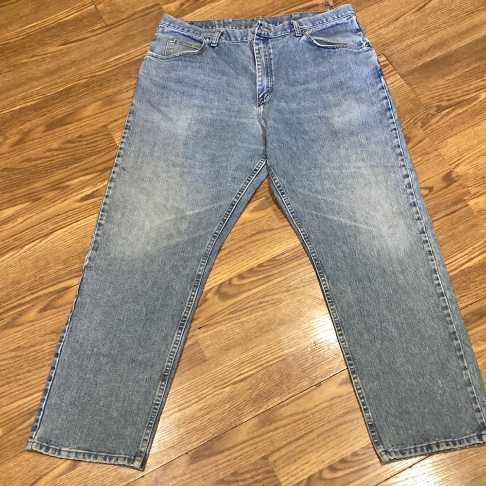 Wrangler relaxed fit jeans.